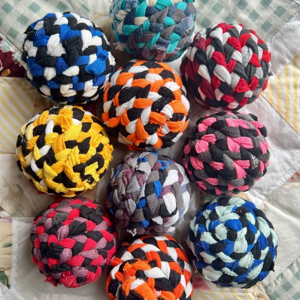 Colorful Cat Toy - Braided Ball